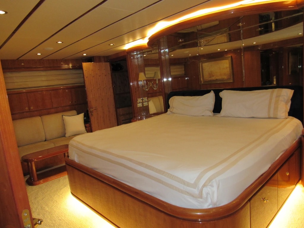 Guests relaxing on the boat deck in the Bahamas